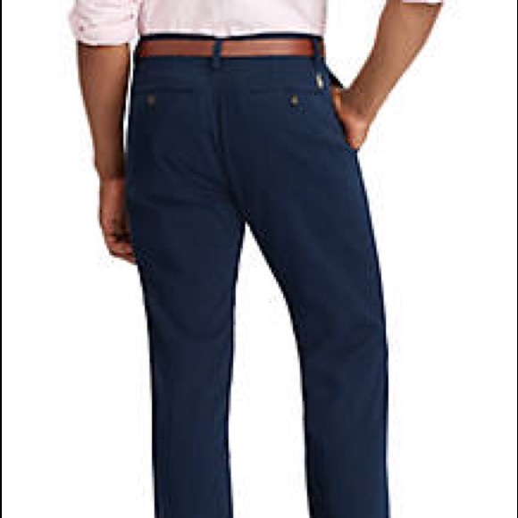 ralph lauren navy chinos